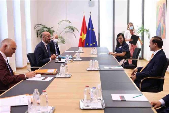 Bélgica y UE dispuestas a fortalecer cooperación con Vietnam ảnh 2 Bélgica y UE dispuestas a fortalecer cooperación con Vietnam ảnh 2