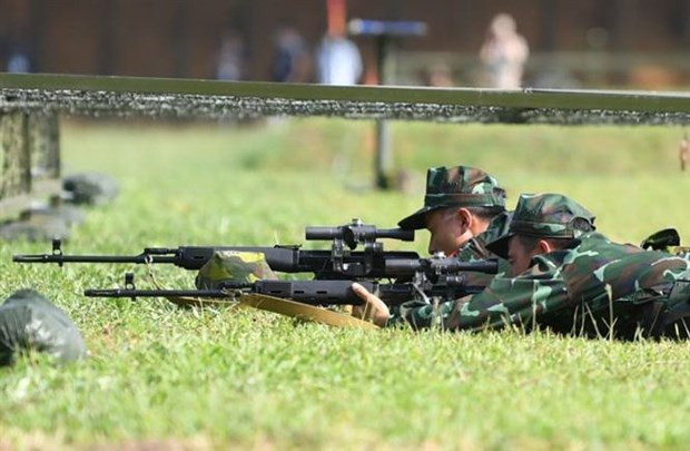 Army Games 2021: Vietnam gana medalla de oro en concurso “Frontera de francotirador” ảnh 1