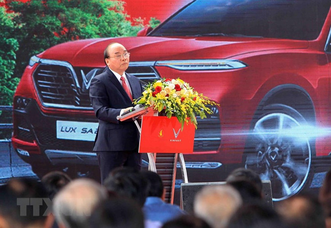 Inauguran en Vietnam fábrica de automóviles VinFast ảnh 1 Inauguran en Vietnam fábrica de automóviles VinFast ảnh 1