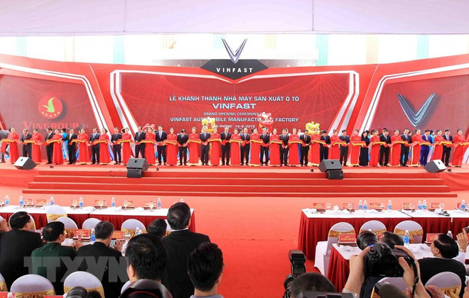 Inauguran en Vietnam fábrica de automóviles VinFast ảnh 2 Inauguran en Vietnam fábrica de automóviles VinFast ảnh 2