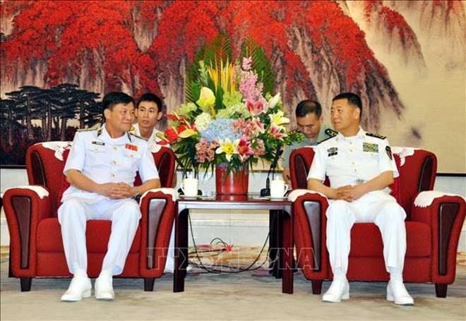 Visita China una delegación de alto nivel de la Armada de Vietnam ảnh 1 Visita China una delegación de alto nivel de la Armada de Vietnam ảnh 1