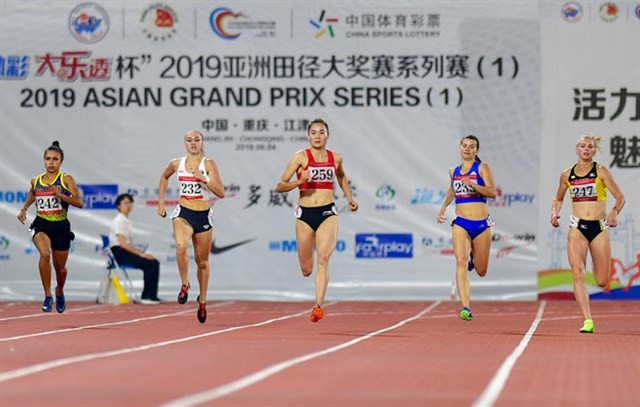 Ganan atletas vietnamitas tres medallas de oro en Gran Premio de Asia ảnh 1 Ganan atletas vietnamitas tres medallas de oro en Gran Premio de Asia ảnh 1