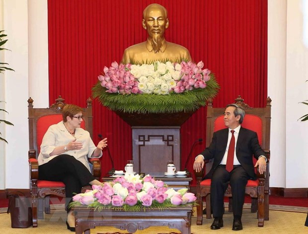 Ratifican importancia de asociación estratégica Vietnam-Australia ảnh 1 Ratifican importancia de asociación estratégica Vietnam-Australia ảnh 1