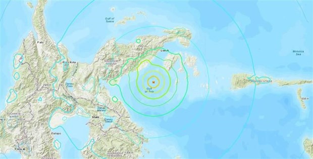  Sacude Indonesia sismo de magnitud seis en la escala de Richter ảnh 1