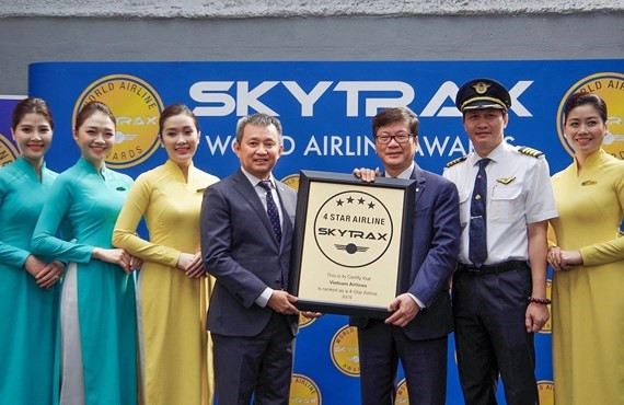 Certifican calidad de Vietnam Airlines como aerolínea de cuatro estrellas ảnh 1 Certifican calidad de Vietnam Airlines como aerolínea de cuatro estrellas ảnh 1