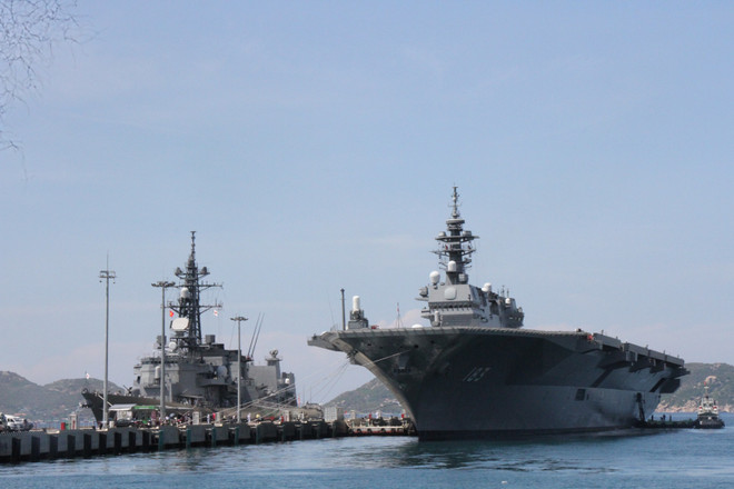 Visitan Vietnam buques de las Fuerzas Navales de Autodefensa de Japón ảnh 1
