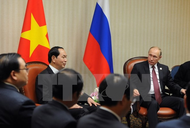 Presidente de Vietnam se reúne con líderes mundiales en Perú ảnh 1 Presidente de Vietnam se reúne con líderes mundiales en Perú ảnh 1