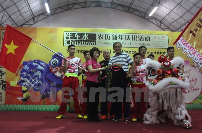Vietnam participa en concurso de danzas de león en Singapur ảnh 1 Vietnam participa en concurso de danzas de león en Singapur ảnh 1