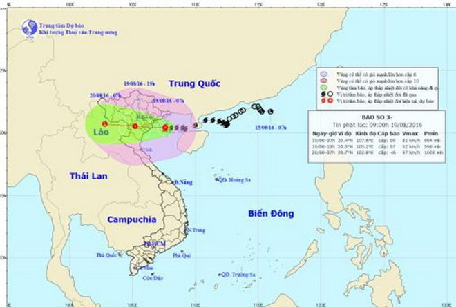 Bac Giang preparada para enfrentar al tifón Dianmu ảnh 1 Bac Giang preparada para enfrentar al tifón Dianmu ảnh 1