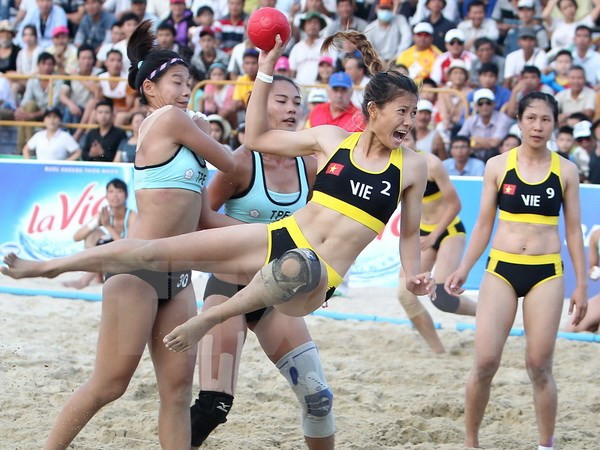 Vietnam mantiene su liderazgo en de los Juegos Asiáticos de Playa ảnh 1 Vietnam mantiene su liderazgo en de los Juegos Asiáticos de Playa ảnh 1
