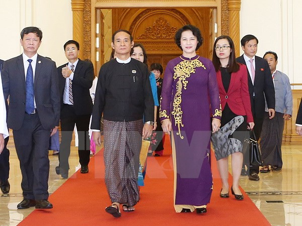 Presidenta del Parlamento vietnamita participa en reunión de AIPA en Myanmar ảnh 1