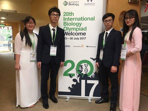 Alumnos vietnamitas brillan en Olimpiada Internacional de Biología ảnh 1 Alumnos vietnamitas brillan en Olimpiada Internacional de Biología ảnh 1