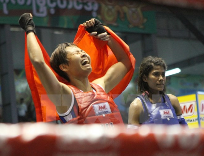 Luchadora vietnamita de Muay Thai gana medalla de oro en Juegos Mundiales ảnh 1 Luchadora vietnamita de Muay Thai gana medalla de oro en Juegos Mundiales ảnh 1