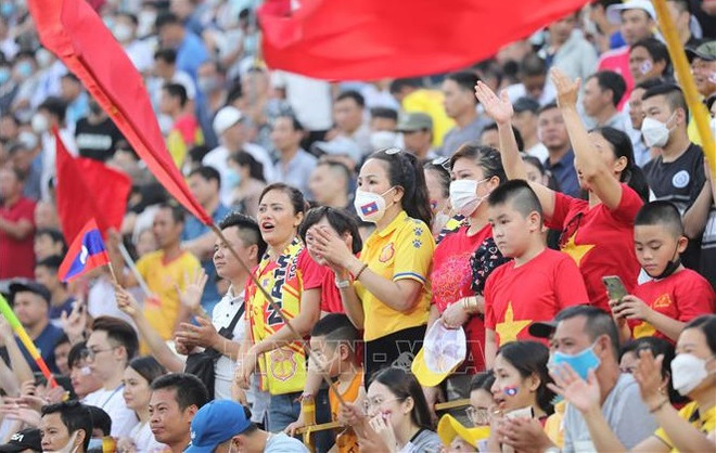 SEA Games 31: Público vietnamita de fútbol marca récord en estadio ảnh 1