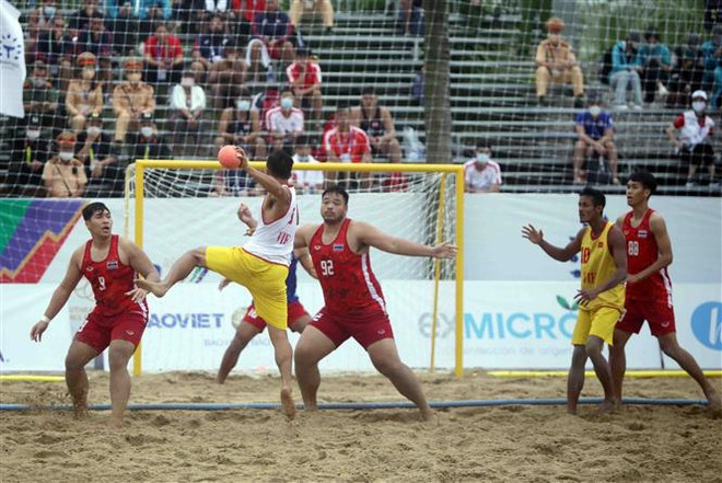 SEA Games 31: Selección vietnamita de balonmano playa vence a Tailandia ảnh 2 SEA Games 31: Selección vietnamita de balonmano playa vence a Tailandia ảnh 2