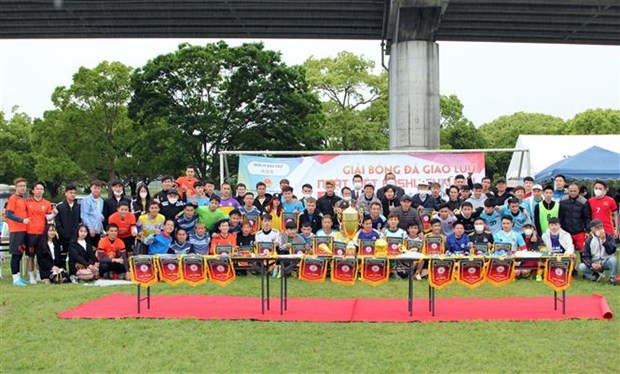 Torneo de fútbol fomenta vínculo entre vietnamitas y japoneses ảnh 1 Torneo de fútbol fomenta vínculo entre vietnamitas y japoneses ảnh 1