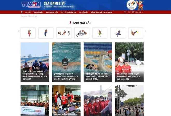 VNA lanza página de información sobre SEA Games 31 ảnh 2 VNA lanza página de información sobre SEA Games 31 ảnh 2
