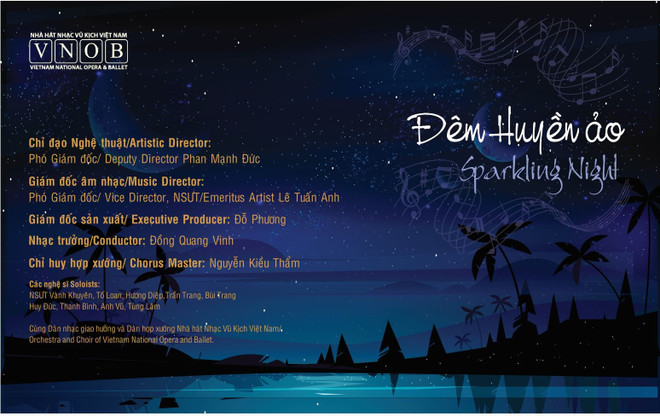 Ópera y Ballet nacional de Vietnam presentará concierto académico ảnh 1 Ópera y Ballet nacional de Vietnam presentará concierto académico ảnh 1