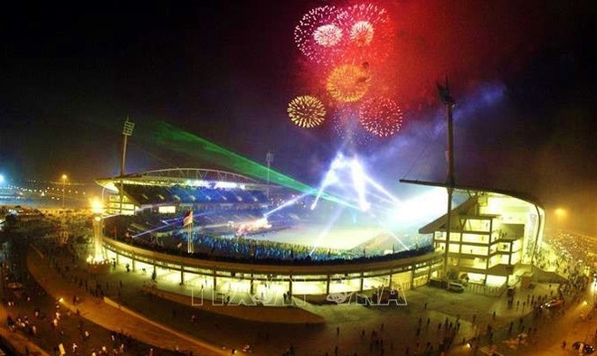 Hanoi moviliza a dos mil personas para programa artístico en inauguración de SEA Games 31 ảnh 1 Hanoi moviliza a dos mil personas para programa artístico en inauguración de SEA Games 31 ảnh 1