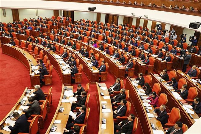 Máximo dirigente partidista de Vietnam insta a fortalecer la construcción del Partido y sistema político ảnh 3 Máximo dirigente partidista de Vietnam insta a fortalecer la construcción del Partido y sistema político ảnh 3