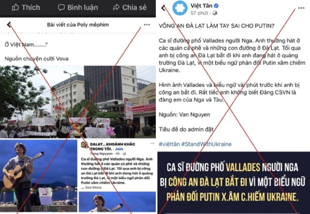 Incorrecta, la información sobre arresto de un ruso por protestar contra guerra en Ucrania ảnh 1 Incorrecta, la información sobre arresto de un ruso por protestar contra guerra en Ucrania ảnh 1