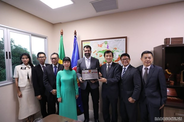 Embajadora vietnamita realiza visita de trabajo a estado brasileño de Amazonas ảnh 1 Embajadora vietnamita realiza visita de trabajo a estado brasileño de Amazonas ảnh 1