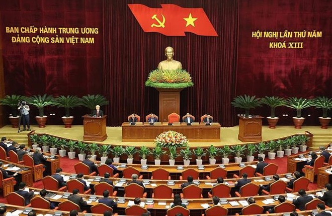 Inauguran quinto pleno del Comité Central del Partido Comunista de Vietnam ảnh 1 Inauguran quinto pleno del Comité Central del Partido Comunista de Vietnam ảnh 1