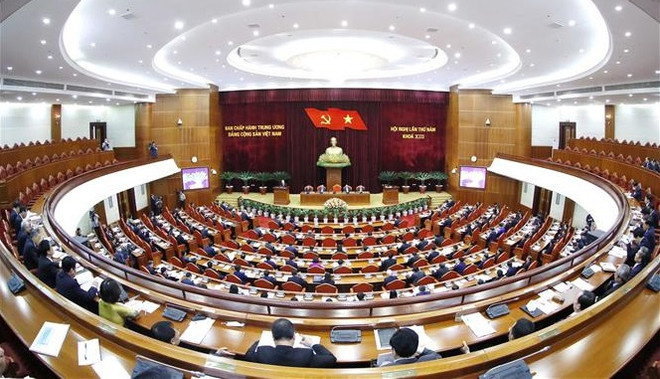 Máximo dirigente partidista de Vietnam insta a fortalecer la construcción del Partido y sistema político ảnh 1 Máximo dirigente partidista de Vietnam insta a fortalecer la construcción del Partido y sistema político ảnh 1