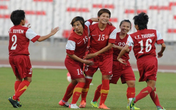 Selección femenina de fútbol de Vietnam ocupa puesto 34 en ranking mundial ảnh 1 Selección femenina de fútbol de Vietnam ocupa puesto 34 en ranking mundial ảnh 1