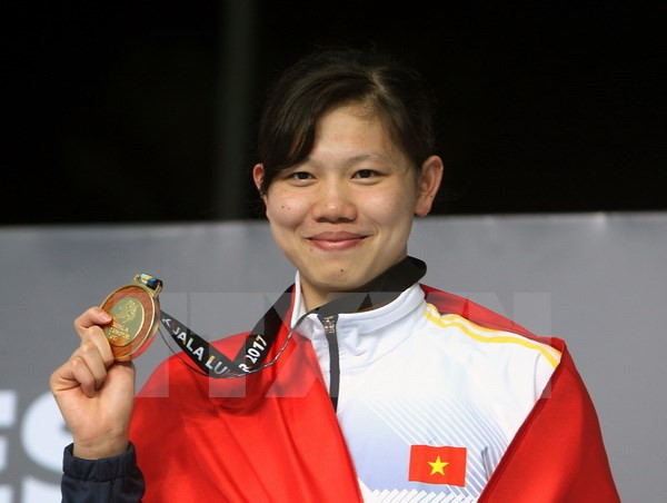 Vietnam se sitúa en tercer lugar en medallero de SEA Games 29 en segunda jornada ảnh 1 Vietnam se sitúa en tercer lugar en medallero de SEA Games 29 en segunda jornada ảnh 1