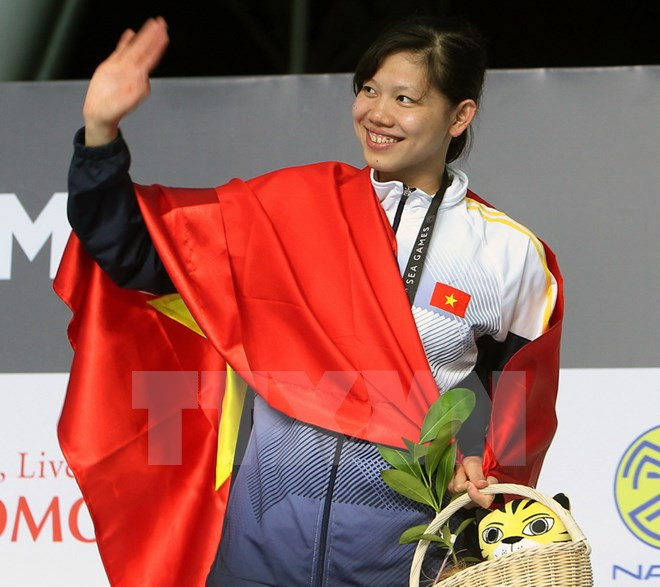 Nadadora Anh Vien cosecha más oros para Vietnam en SEA Games 29 ảnh 1 Nadadora Anh Vien cosecha más oros para Vietnam en SEA Games 29 ảnh 1