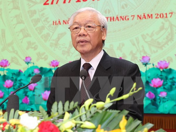 Visita de máximo dirigente partidista de Vietnam a Indonesia, un evento histórico ảnh 1 Visita de máximo dirigente partidista de Vietnam a Indonesia, un evento histórico ảnh 1