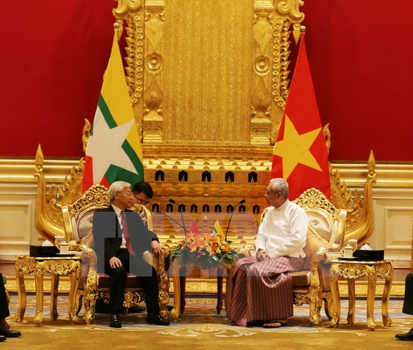 Vietnam y Myanmar establecen asociación estratégica ảnh 1 Vietnam y Myanmar establecen asociación estratégica ảnh 1