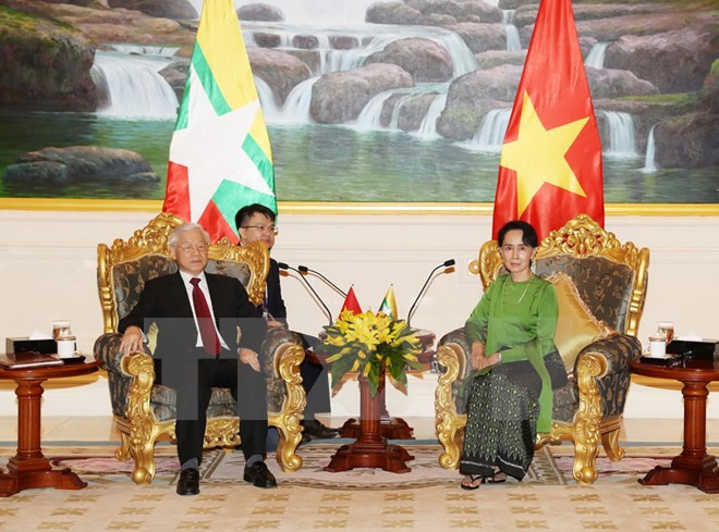 Lazos partidistas Vietnam- Myanmar: fundamento para progreso dinámico nacional ảnh 1 Lazos partidistas Vietnam- Myanmar: fundamento para progreso dinámico nacional ảnh 1