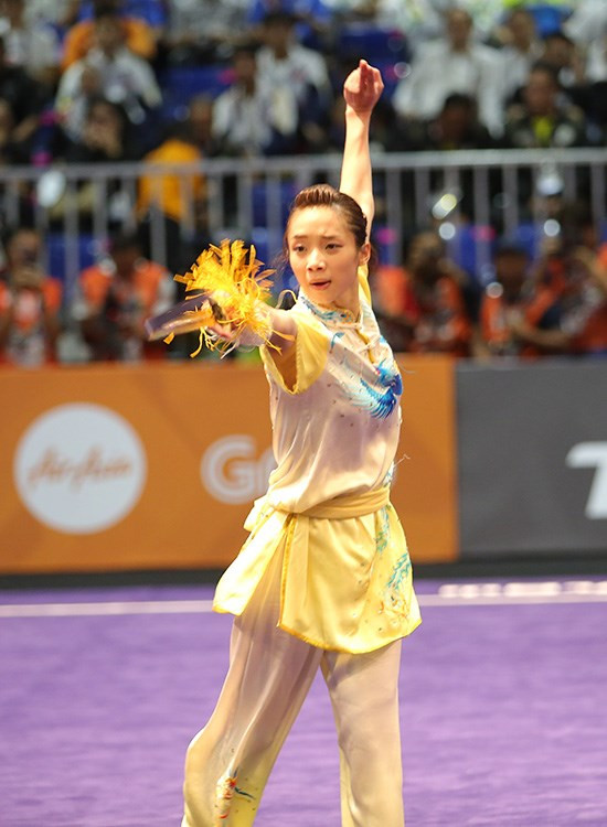 Wushu conquista primera presea dorada para Vietnam en SEA Games 29 ảnh 1 Wushu conquista primera presea dorada para Vietnam en SEA Games 29 ảnh 1