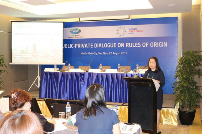 Reglas de origen ayudan a APEC a prepararse ante Área de Libre Comercio Asia-Pacífico ảnh 1 Reglas de origen ayudan a APEC a prepararse ante Área de Libre Comercio Asia-Pacífico ảnh 1