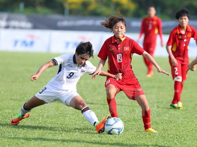 SEA Games 29: Vietnam y Tailandia comparten oportunidades de ganar oro en fútbol femenino ảnh 1 SEA Games 29: Vietnam y Tailandia comparten oportunidades de ganar oro en fútbol femenino ảnh 1