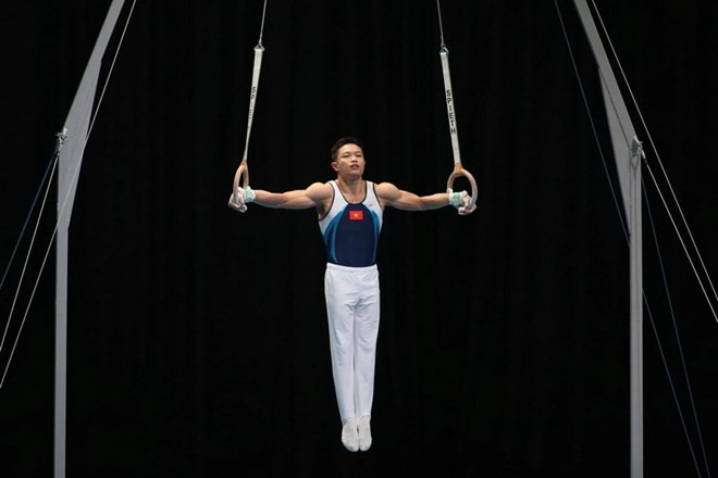 Gimnasia de Vietnam gana oro y plata en SEA Games 29 ảnh 1