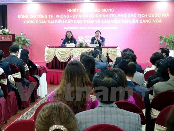 Califican de activa y creativa comunidad vietnamita en Rusia ảnh 1 Califican de activa y creativa comunidad vietnamita en Rusia ảnh 1