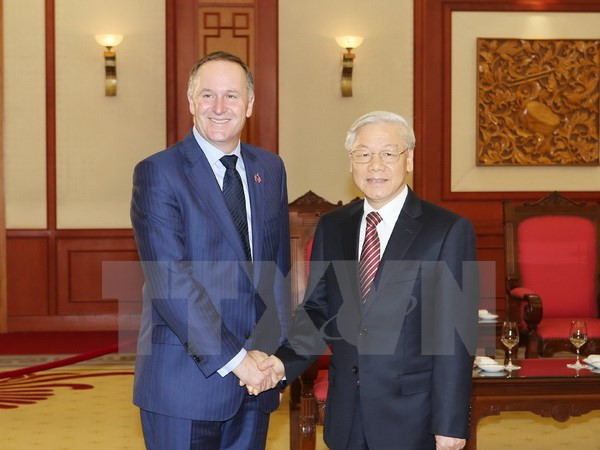 Nueva Zelanda y Vietnam buscan nuevos sectores de cooperación en marco del TPP ảnh 1 Nueva Zelanda y Vietnam buscan nuevos sectores de cooperación en marco del TPP ảnh 1