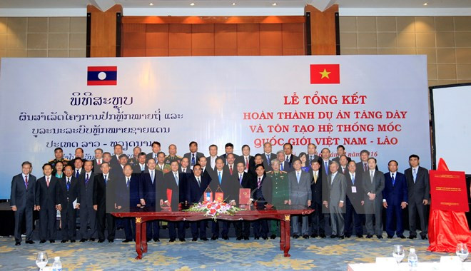 Proyecto de densificación de hitos fronterizos: muestra de amistad Vietnam- Laos ảnh 1 Proyecto de densificación de hitos fronterizos: muestra de amistad Vietnam- Laos ảnh 1