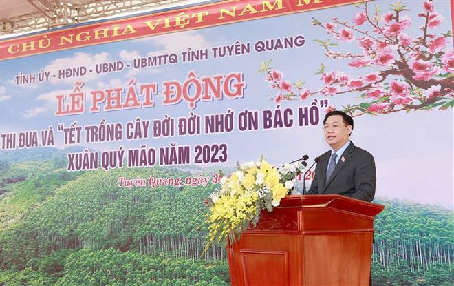 Lanzan Festivales de Emulación y de Plantación de Árboles en Tuyen Quang ảnh 2 Lanzan Festivales de Emulación y de Plantación de Árboles en Tuyen Quang ảnh 2