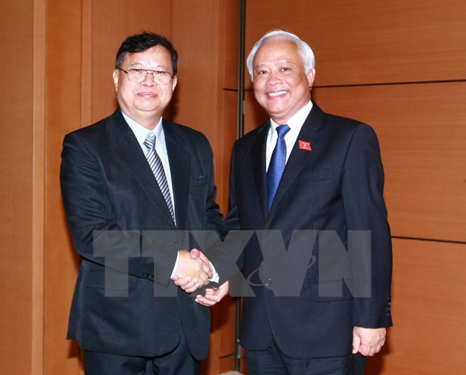 Buscan fortalecer cooperación parlamentaria entre Vietnam y Laos ảnh 1 Buscan fortalecer cooperación parlamentaria entre Vietnam y Laos ảnh 1