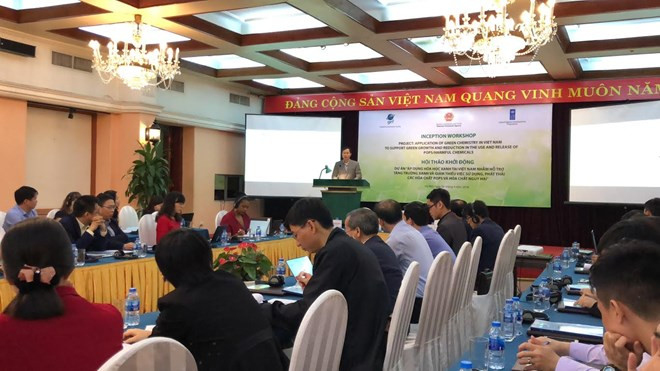 PNUD apoya a Vietnam en el despliegue de proyecto de química verde ảnh 1 PNUD apoya a Vietnam en el despliegue de proyecto de química verde ảnh 1