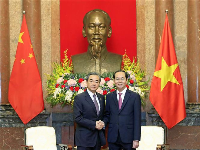 Presidente Dai Quang aboga por fortalecimiento de confianza política entre Vietnam y China ảnh 1 Presidente Dai Quang aboga por fortalecimiento de confianza política entre Vietnam y China ảnh 1