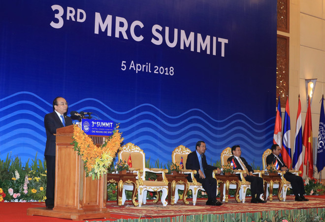 Premier vietnamita concluye asistencia a reunión de alto nivel de MRC ảnh 1 Premier vietnamita concluye asistencia a reunión de alto nivel de MRC ảnh 1