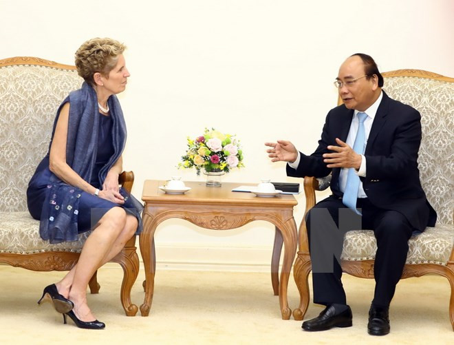 Premier de Vietnam se compromete a apoyar a las empresas de Ontario ảnh 1 Premier de Vietnam se compromete a apoyar a las empresas de Ontario ảnh 1