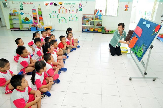 Grupo japonés interesado en penetrar en esfera de educación preescolar de Vietnam ảnh 1 Grupo japonés interesado en penetrar en esfera de educación preescolar de Vietnam ảnh 1