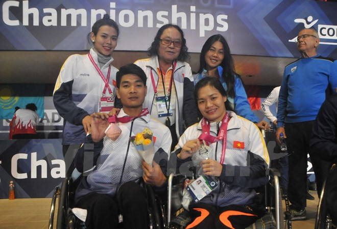 Vietnam gana otras medallas en campeonato mundial de para-natación en México ảnh 1