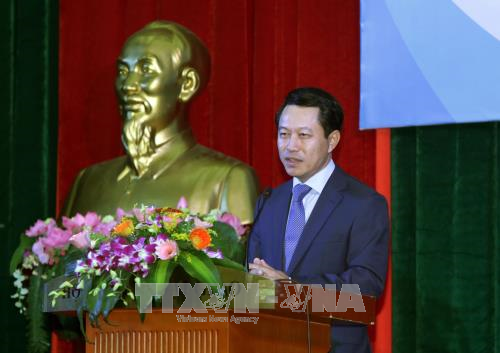 Canciller de Laos visita Academia Diplomática de Vietnam ảnh 1